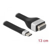 Delock FPC Flachbandkabel USB Type-C™ zu VGA (DP Alt Mode) 13 cm