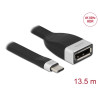 Delock FPC Flachbandkabel USB Type-C™ zu DisplayPort (DP Alt Mode) 4K 60 Hz 13,5 cm