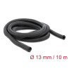 Delock Geflechtschlauch selbstschließend 10 m x 13 mm schwarz
