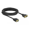 Delock Kabel DVI 24+5 Buchse zu VGA Stecker 5 m