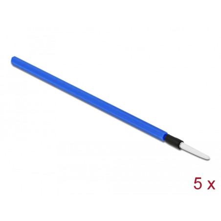 Delock LWL Reinigungsstäbchen für Steckverbinder mit 1,25 mm Hülse 5 Stück