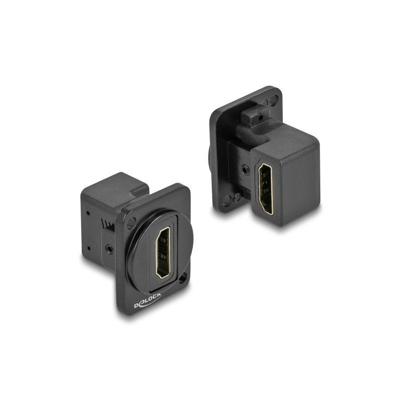 Delock D-Typ Modul HDMI-A 90° gewinkelt Buchse zu Buchse