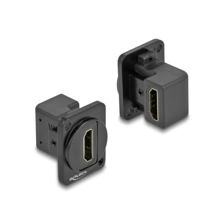 Delock D-Typ Modul HDMI-A 90° gewinkelt Buchse zu Buchse