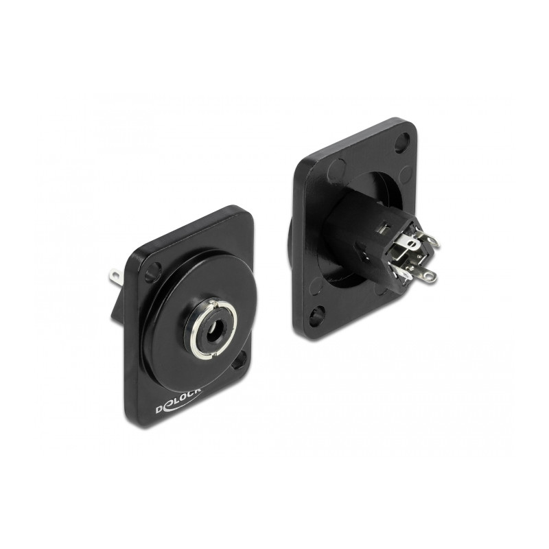 Delock D-Typ Modul 3,5 mm 3 Pin Klinkenbuchse zu Lötanschluss