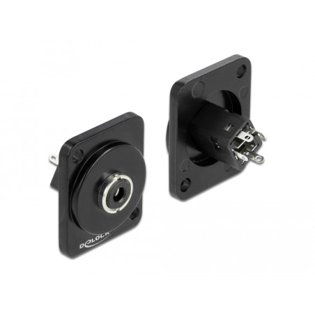 Delock D-Typ Modul 3,5 mm 3 Pin Klinkenbuchse zu Lötanschluss