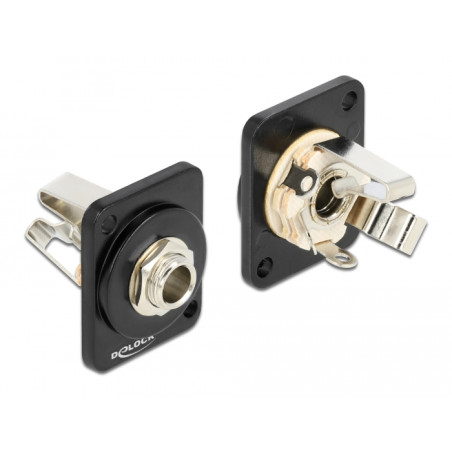 Delock D-Typ Modul 6,35 mm 3 Pin Klinkenbuchse zu Lötanschluss