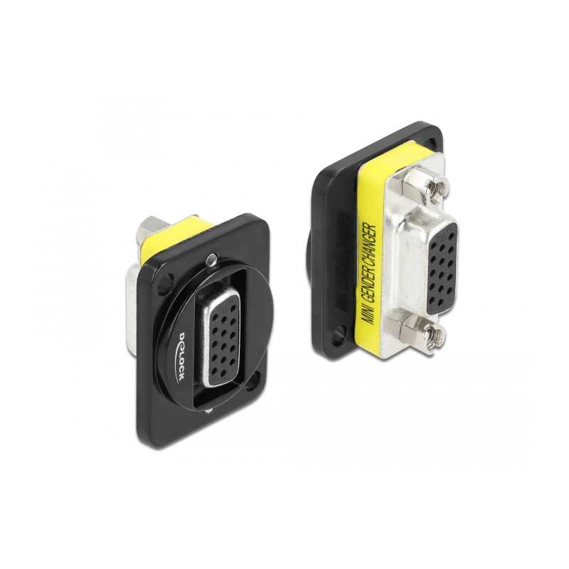 Delock D-Typ Modul VGA 15 Pin Buchse zu Buchse