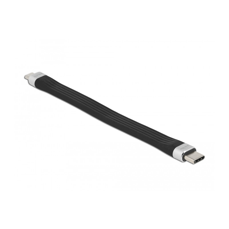 Delock USB 2.0 FPC Flachbandkabel USB Type-C™ zu USB Typ Micro-B 13,5 cm PD 3 A