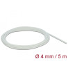 Delock Schutzschlauch Glasfasergeflecht 5 m x 4 mm weiß