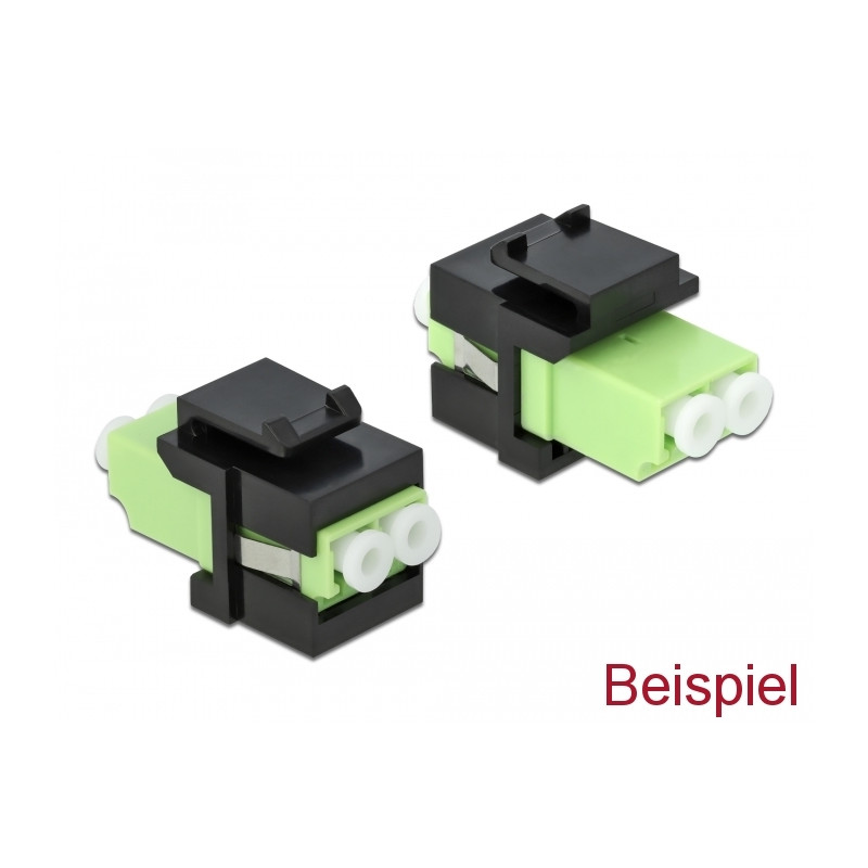 Delock Keystone Abdeckung schwarz für LWL Kupplungen 10 Stück