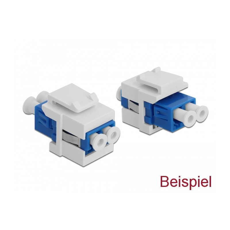 Delock Keystone Abdeckung weiß für LWL Kupplungen 10 Stück