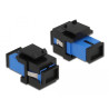 Delock Keystone Modul SC Simplex Buchse zu SC Simplex Buchse blau / schwarz