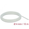 Delock Schutzschlauch Glasfasergeflecht 10 m x 4 mm weiß