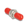 Delock LWL Kupplung ST Simplex Buchse zu ST Simplex Buchse Metall