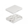 Delock LWL Anschlussdose zur Wandmontage für 2 x SC Simplex oder LC Duplex weiß