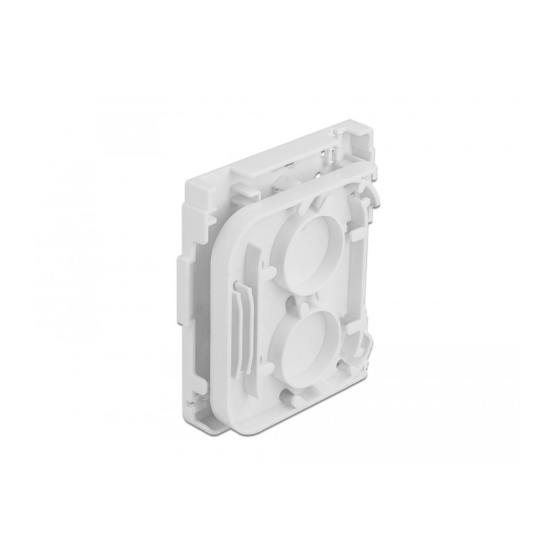 Delock LWL Anschlussdose zur Wandmontage für 1 x SC Simplex oder LC Duplex weiß