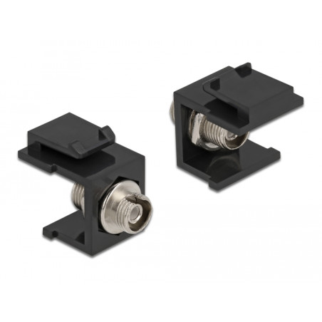 Delock Keystone Modul FC Simplex Buchse - Buchse schwarz