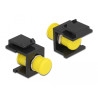 Delock Keystone Modul FC Simplex Buchse - Buchse schwarz