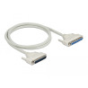 Delock Serielles Kabel D-Sub 37 Stecker zu Buchse 1 m