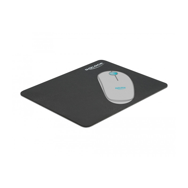 Delock Mauspad schwarz 220 x 180 mm