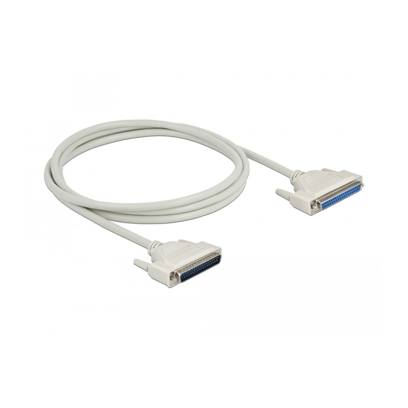 Delock Serielles Kabel D-Sub 37 Stecker zu Buchse 2 m