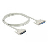 Delock Serielles Kabel D-Sub 37 Stecker zu Buchse 2 m