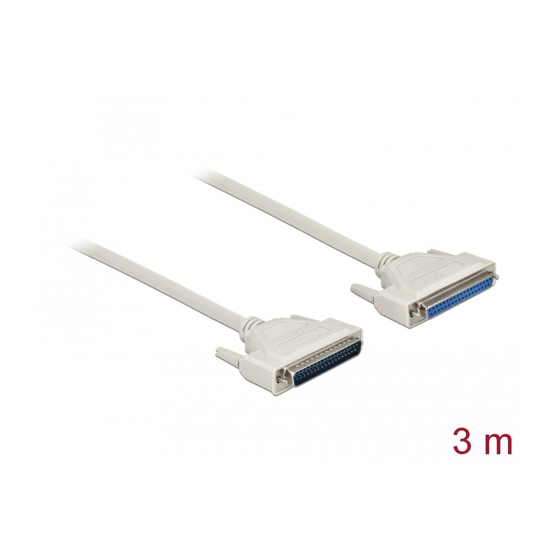 Delock Serielles Kabel D-Sub 37 Stecker zu Buchse 3 m