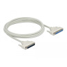 Delock Serielles Kabel D-Sub 37 Stecker zu Buchse 3 m