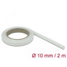 Delock Schutzschlauch Glasfasergeflecht 2 m x 10 mm weiß