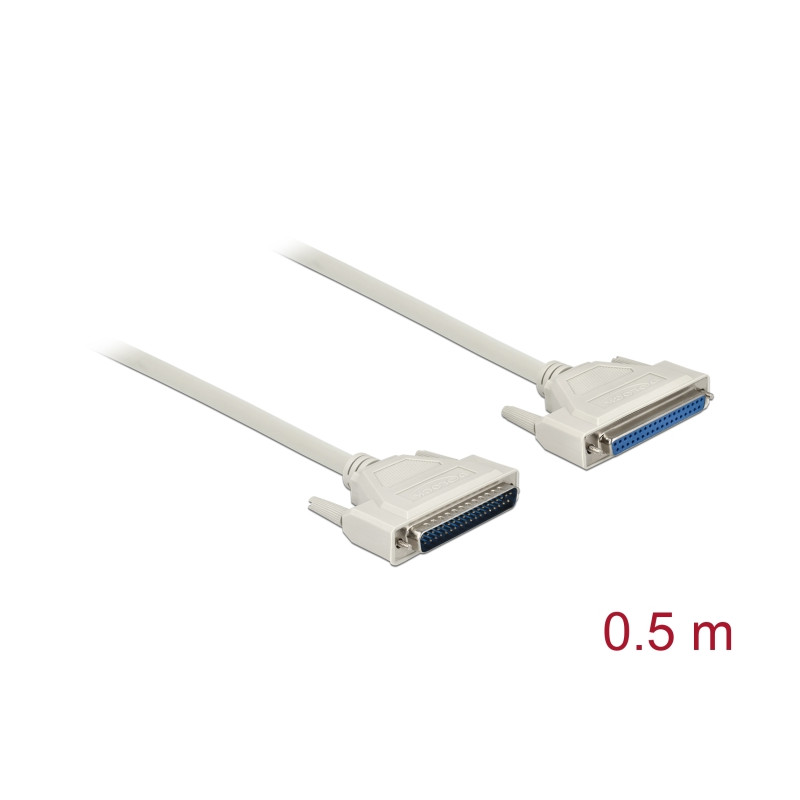 Delock Serielles Kabel D-Sub 37 Stecker zu Buchse 0,5 m
