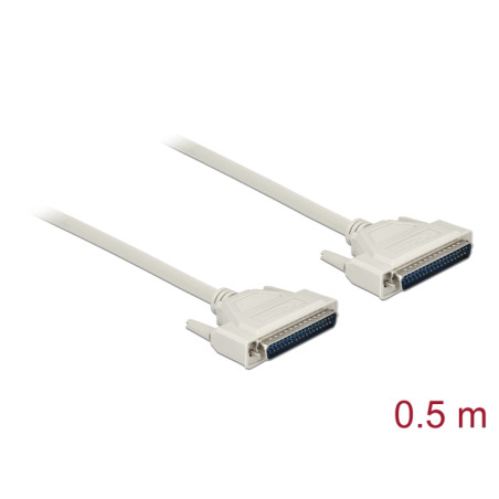 Delock Serielles Kabel D-Sub 37 Stecker zu Stecker 0,5 m