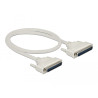 Delock Serielles Kabel D-Sub 37 Stecker zu Stecker 0,5 m