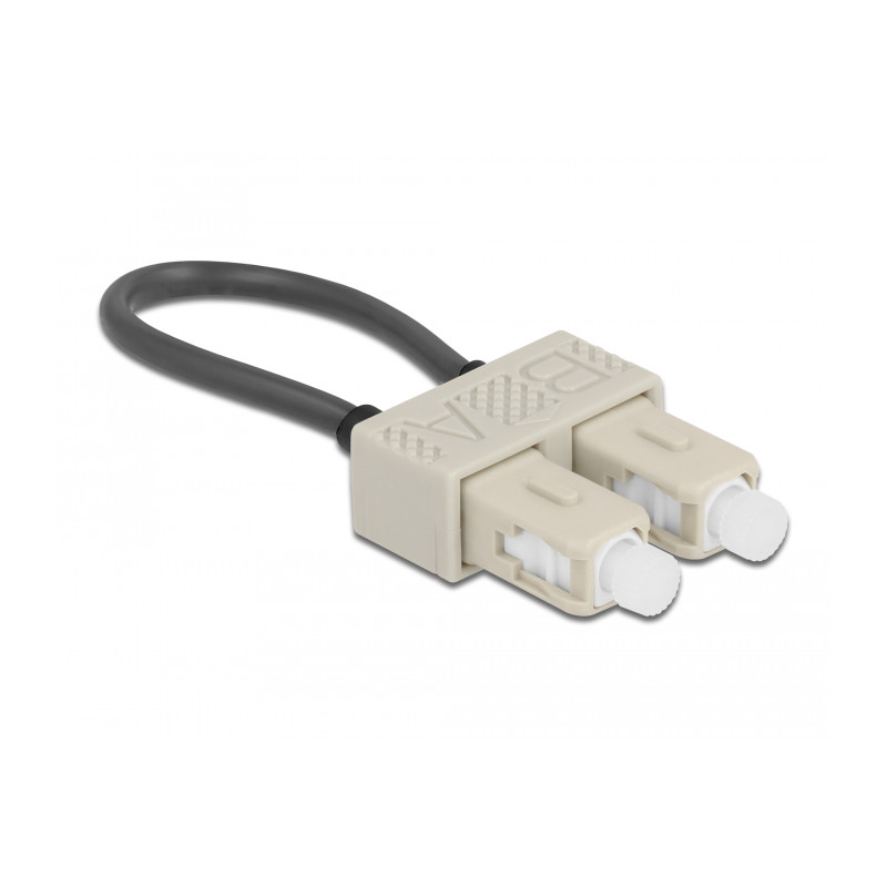 Delock LWL Loopback Adapter SC / OM2 Multimode beige