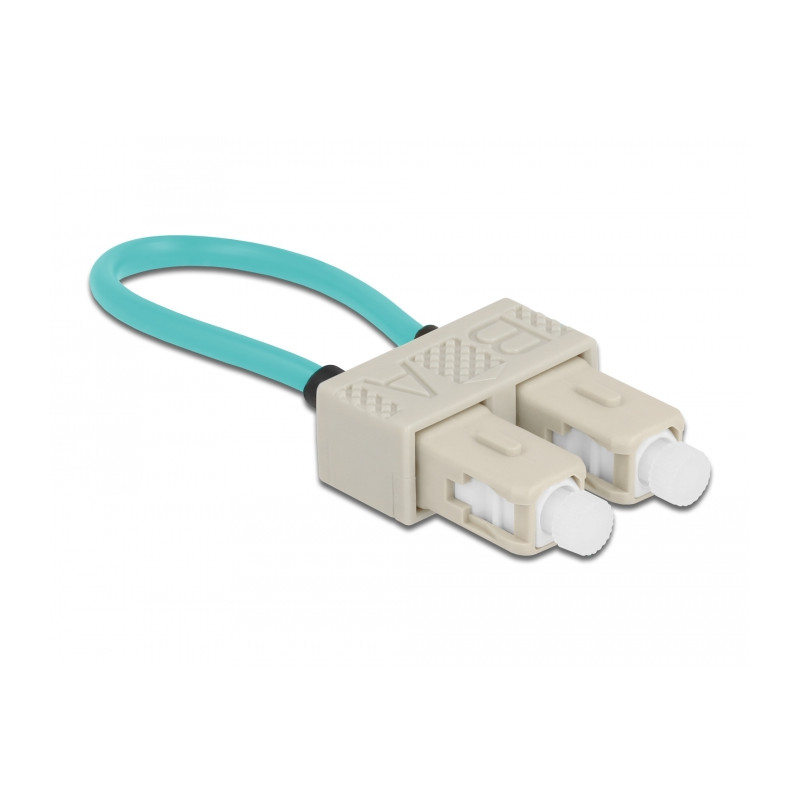Delock LWL Loopback Adapter SC / OM3 Multimode beige