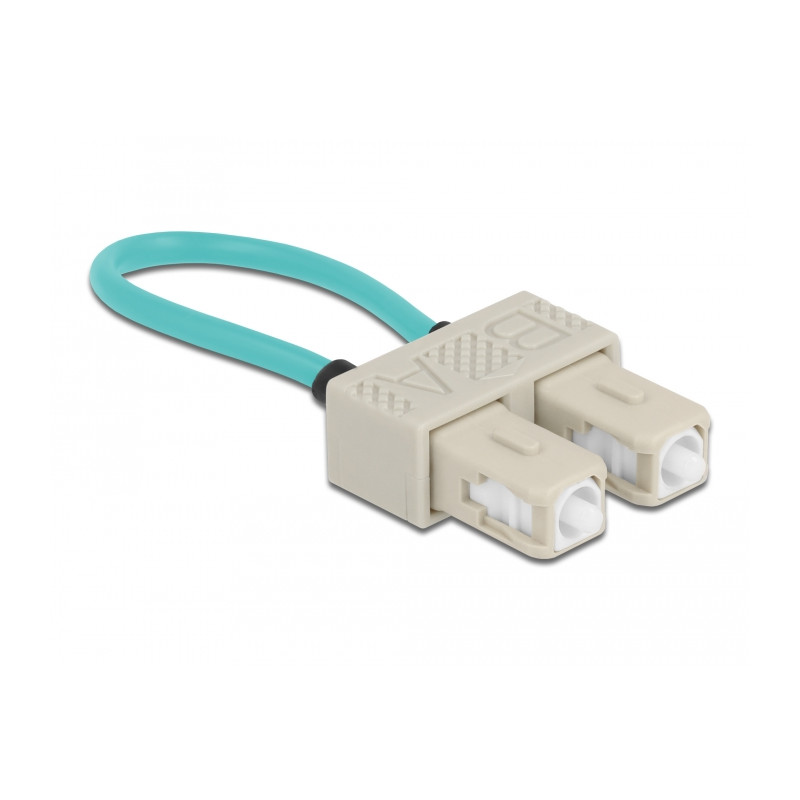 Delock LWL Loopback Adapter SC / OM3 Multimode beige
