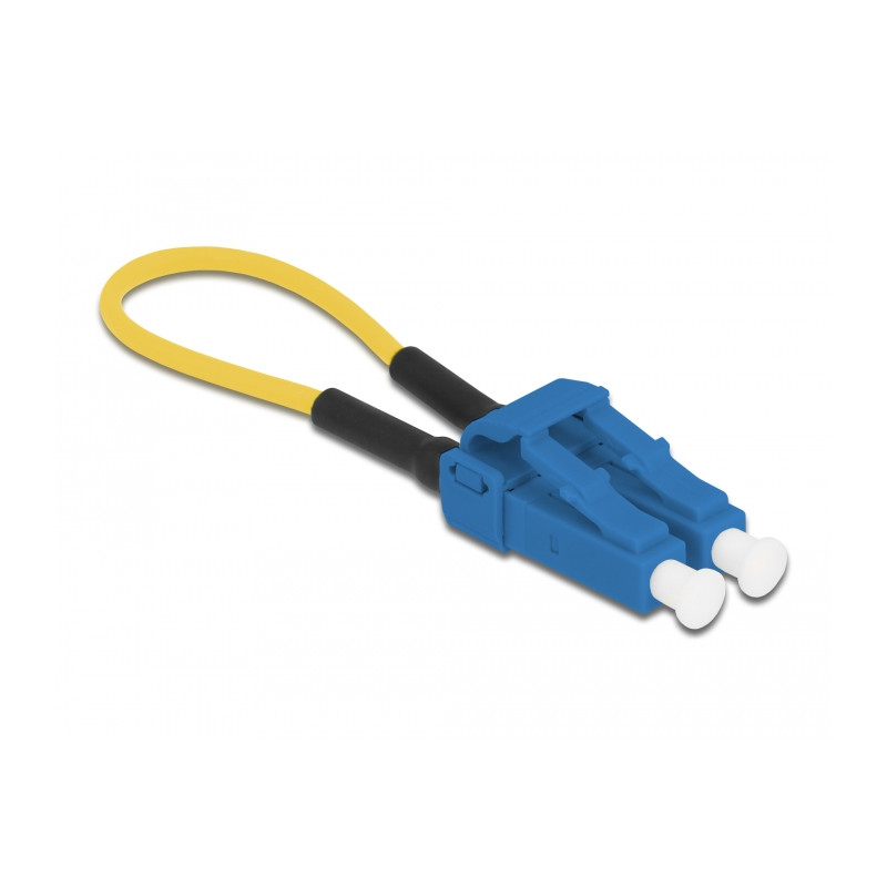 Delock LWL Loopback Adapter LC / UPC Singlemode blau