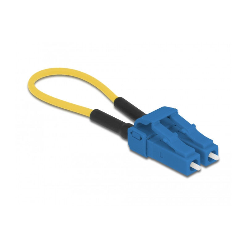 Delock LWL Loopback Adapter LC / UPC Singlemode blau