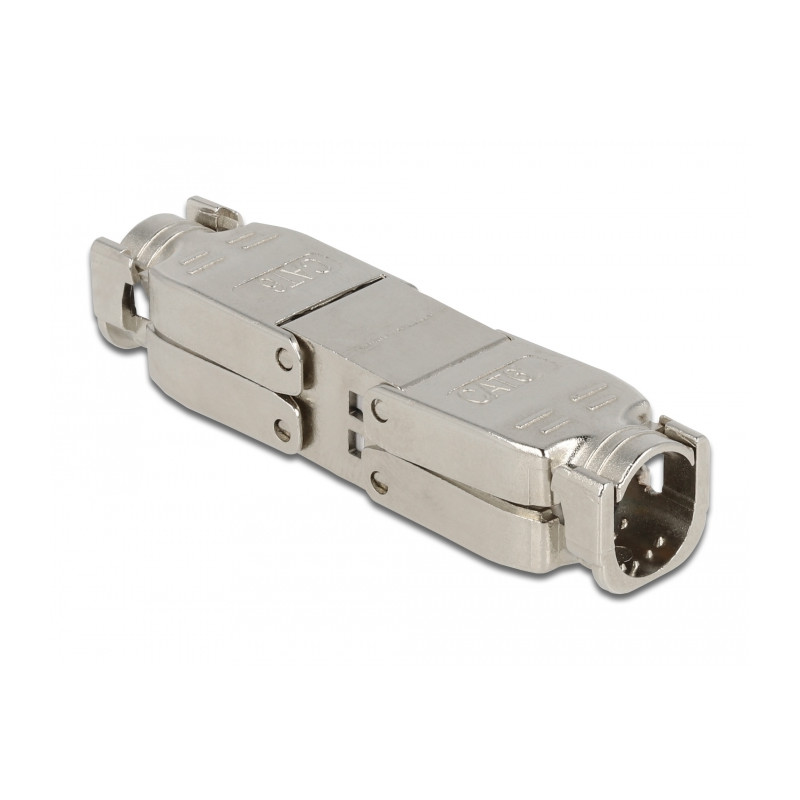 Delock Verbinder für Netzwerkkabel Cat.6 STP werkzeugfrei