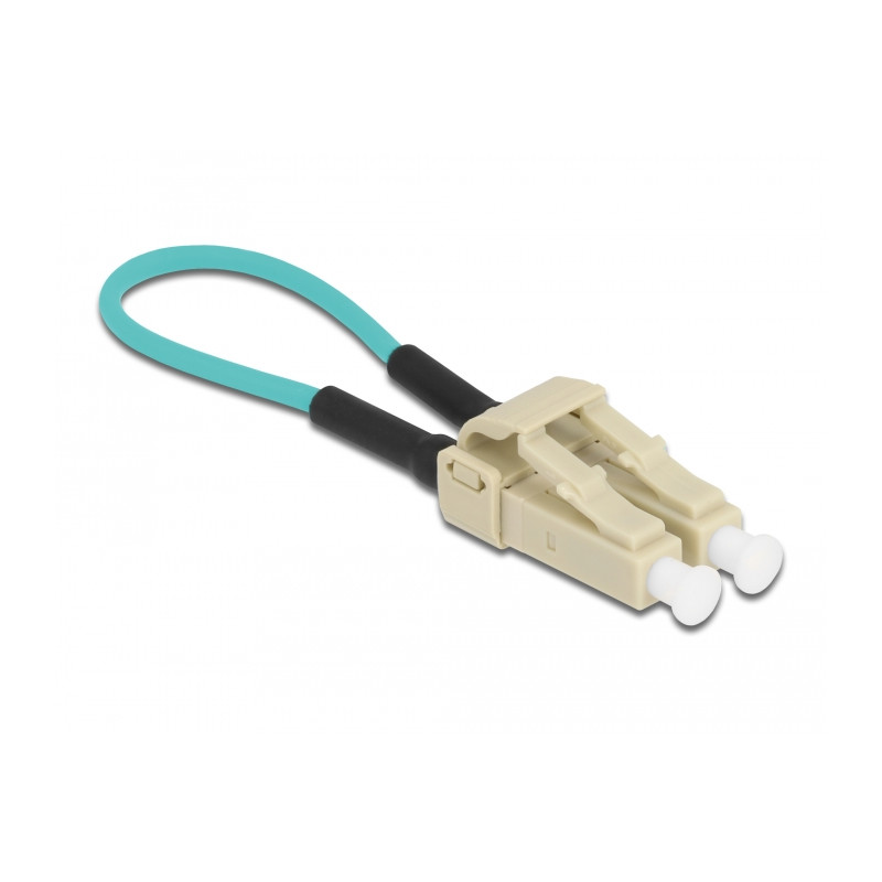 Delock LWL Loopback Adapter LC / OM3 Multimode beige