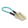 Delock LWL Loopback Adapter LC / OM3 Multimode beige