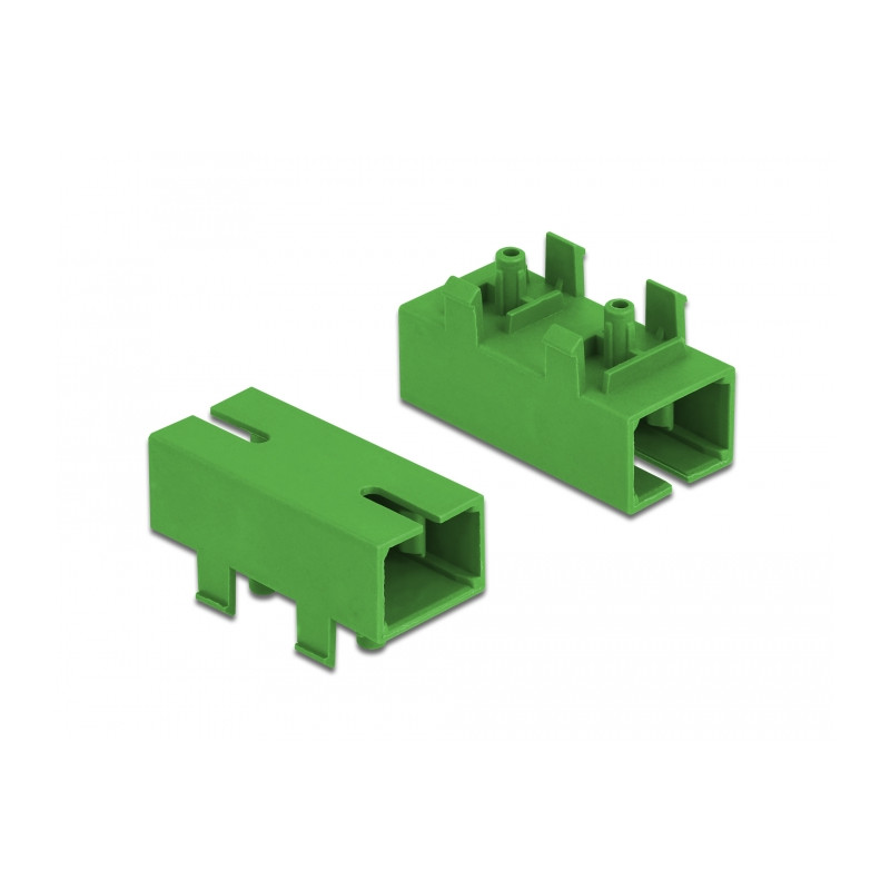 Delock LWL Kupplung für PCB SC Simplex Buchse zu SC Simplex Buchse Singlemode grün