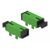 Delock LWL Kupplung für PCB SC Simplex Buchse zu SC Simplex Buchse Singlemode grün