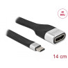 Delock FPC Flachbandkabel USB Type-C™ zu HDMI (DP Alt Mode) 4K 60 Hz 14 cm