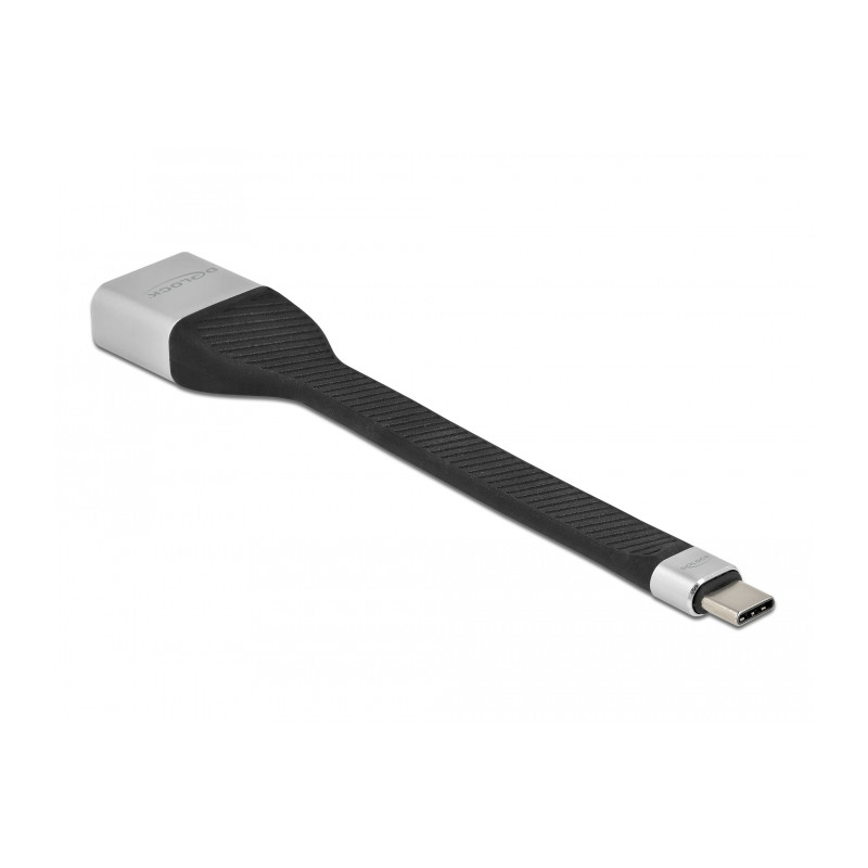 Delock FPC Flachbandkabel USB Type-C™ zu DisplayPort (DP Alt Mode) 4K 60 Hz 14 cm