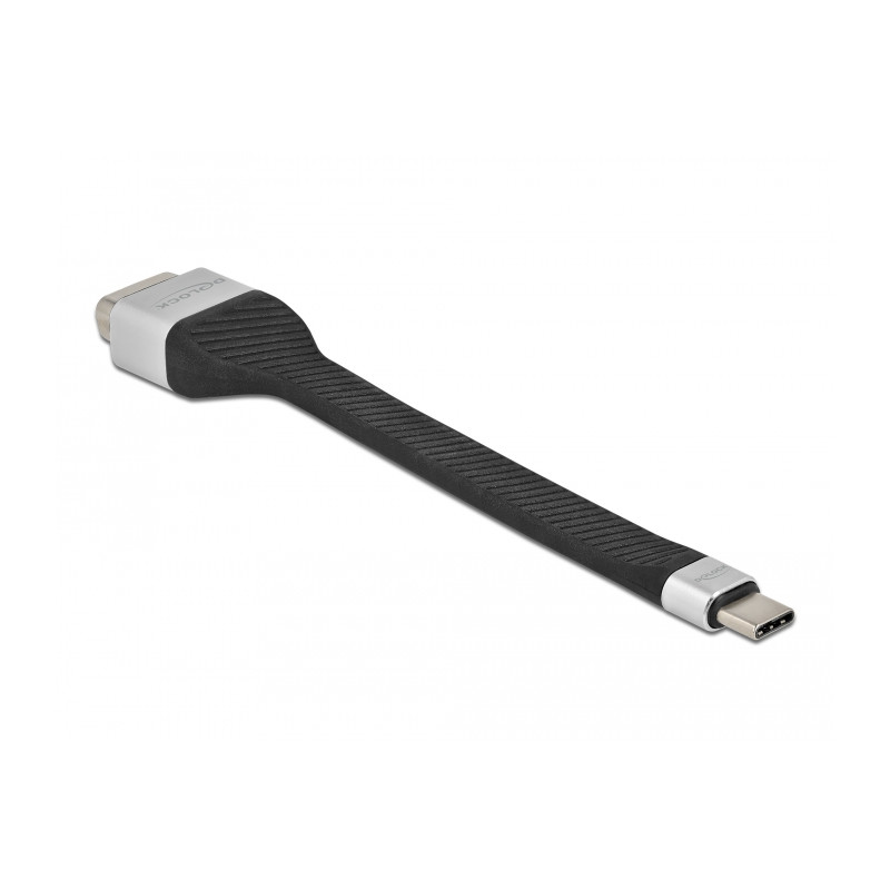 Delock FPC Flachbandkabel USB Type-C™ zu VGA (DP Alt Mode) 13 cm
