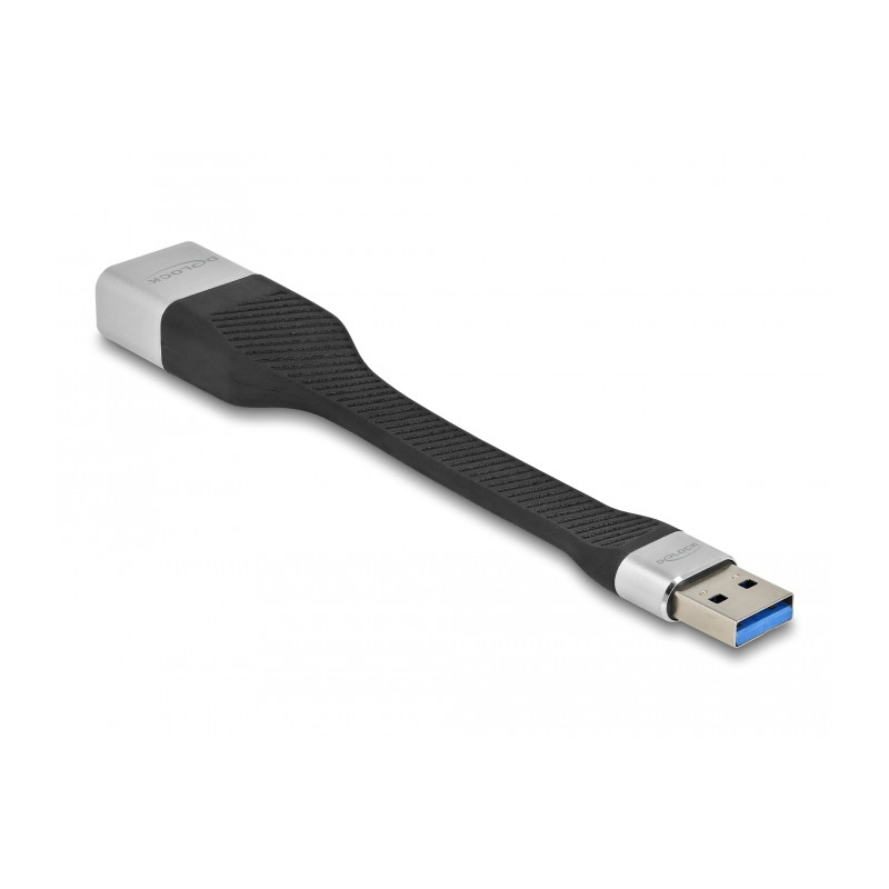 Delock FPC Flachbandkabel USB Typ-A zu Gigabit LAN 10/100/1000 Mbps 13 cm