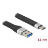 Delock USB 5 Gbps FPC Flachbandkabel USB Typ-A zu USB Type-C™ 14 cm PD 3 A