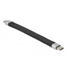 Delock FPC Flachbandkabel USB Type-C™ zu Lightning™ für iPhone™, iPad™ und iPod™ 13 cm