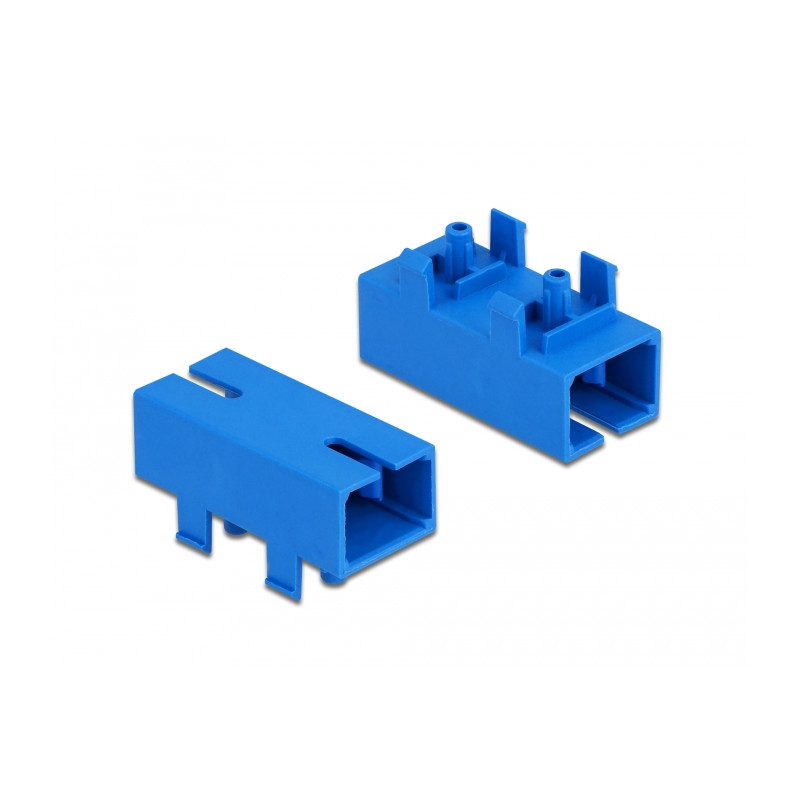 Delock LWL Kupplung für PCB SC Simplex Buchse zu SC Simplex Buchse Singlemode blau