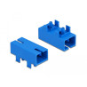 Delock LWL Kupplung für PCB SC Simplex Buchse zu SC Simplex Buchse Singlemode blau